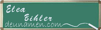 Elea Bihler Visitenkarte